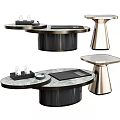 Modern Coffee Table Design With Marble Top And Metal Base For Living Room Decor