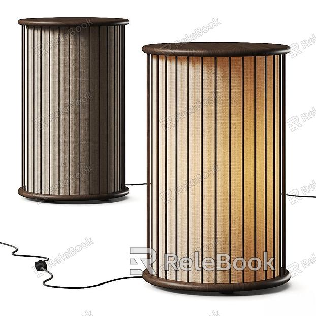 Table lamp Wooden table lamp model