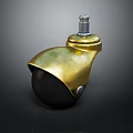 Golden Metal Caster Wheel Hardware Tool for Furniture Moving with Durable Design