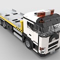 LEGO toy blocks rescue trailer 3d model