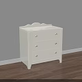 White Console Side Cabinet Home Interior Design With Drawers And Wooden Floor