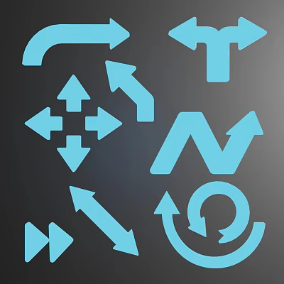 Modern Creative Decorative LED Lights with Unique Design for Home Decoration 3d model