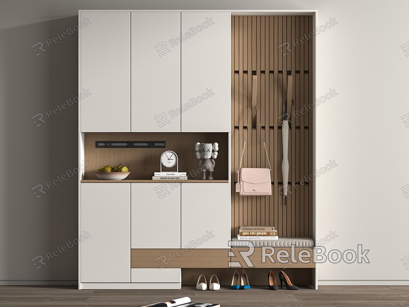 Modern shoe cabinet model