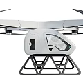Smart Intelligent Drone With Quadrotor Design Stable Landing Gear And Aerodynamic Structure