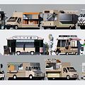 Variety Of Food Trucks For Mobile Catering Business