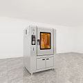 Stainless Steel Commercial Kitchen Oven With Glass Door And Digital Control Panel