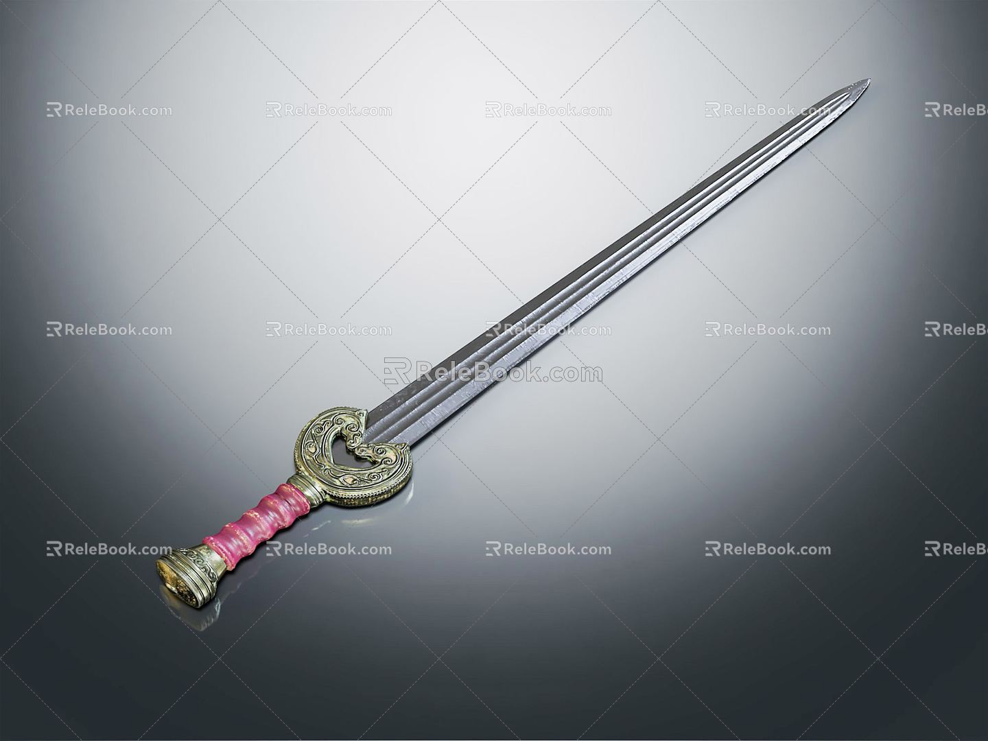 Modern Sword Officer Sword 3d model