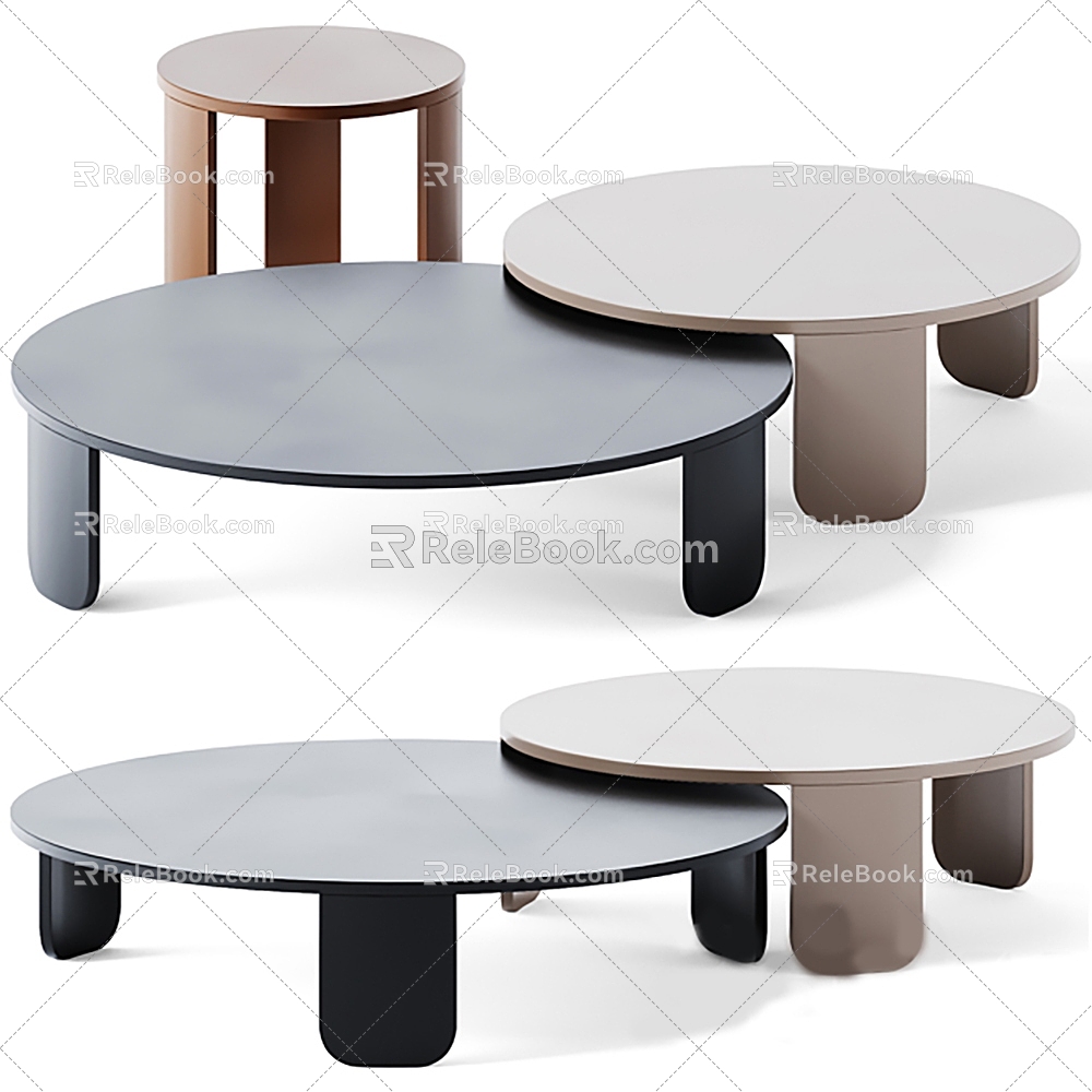 Modern coffee table 3d model