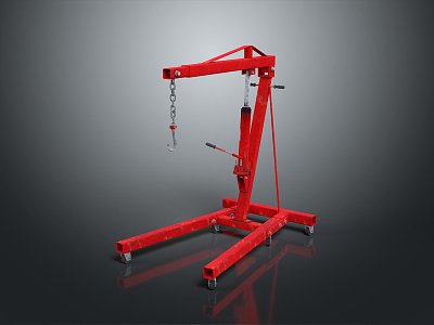 Crane garage crane small crane toy crane large crane tower crane engineering vehicle 3d model