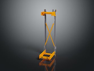 Modern industrial LOFT equipment loading and unloading truck lifting truck lifting truck lifting truck 3d model