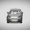 Elegant Black Luxury Sedan With Chrome Grille LED Headlights And Alloy Wheels