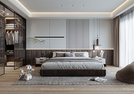 Modern Bedroom 3d model