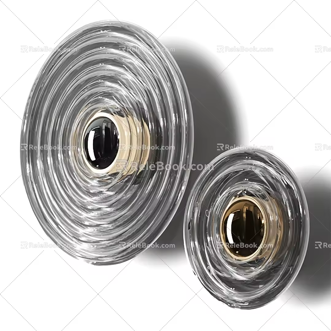 Miloti Minotti wall lamp combination 3d model
