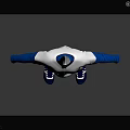 White Baseball Uniform With Red Number 41 Blue Long Sleeves Pants Socks And Shoes