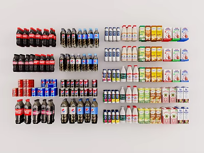 Drinks 3d model