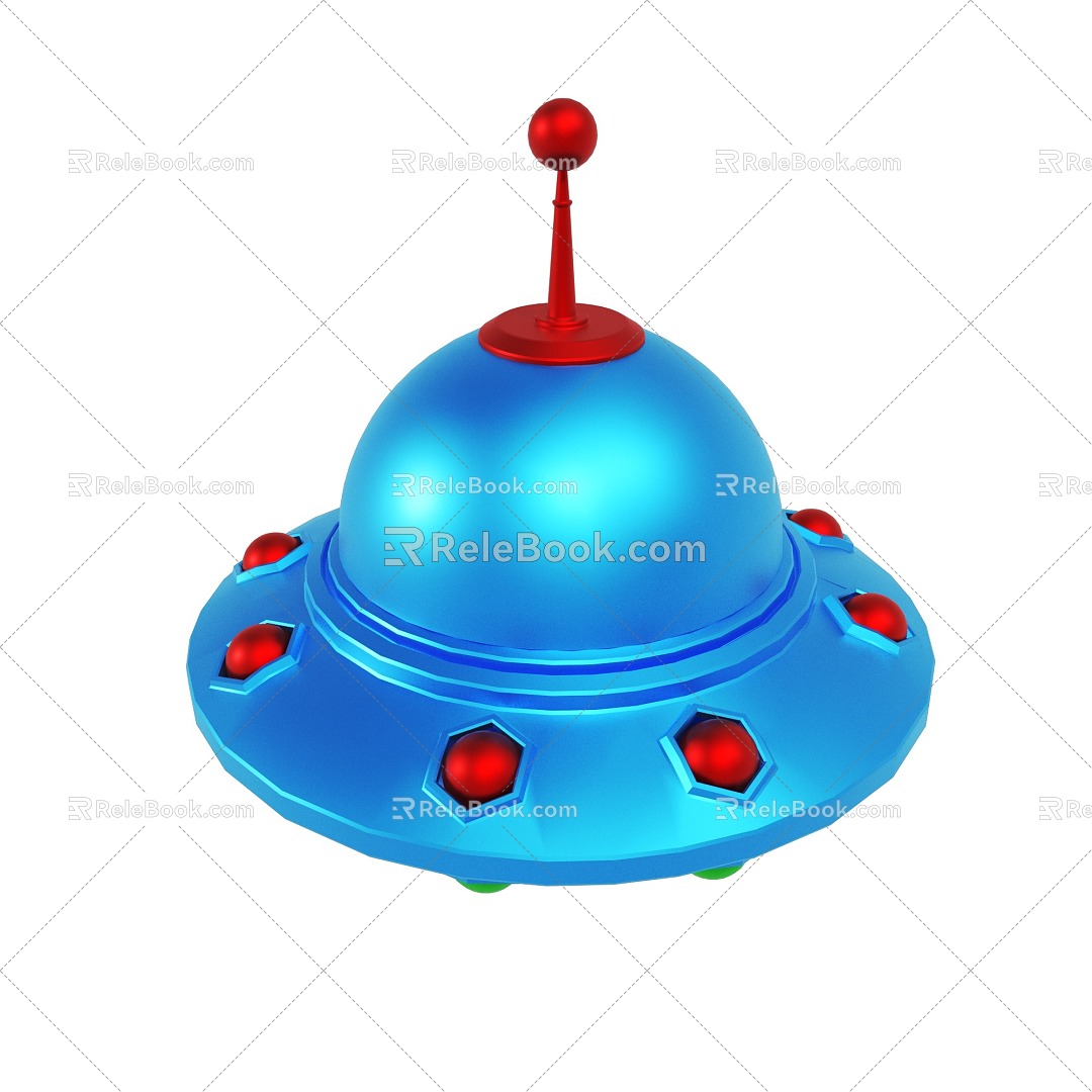 High Precision Industrial Grade Nylon PLA White Resin Space Spacecraft Stainless Steel Metal Aircraft UFO UFO Multifunctional Flying Object 3d model