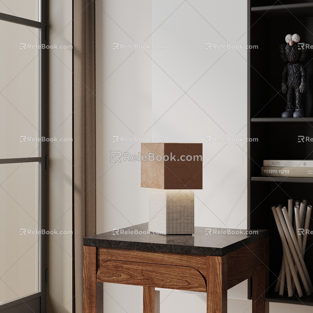 Modern table lamp 3d model