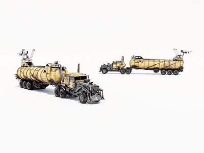 Old oil tanker 3d model