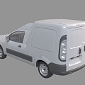 car truck passenger car 3d model