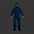 Protective Clothing Biochemical Clothing Protective Clothing Tooling Male Tooling Work Clothing Repairman Clothing Repair Clothing 3d model