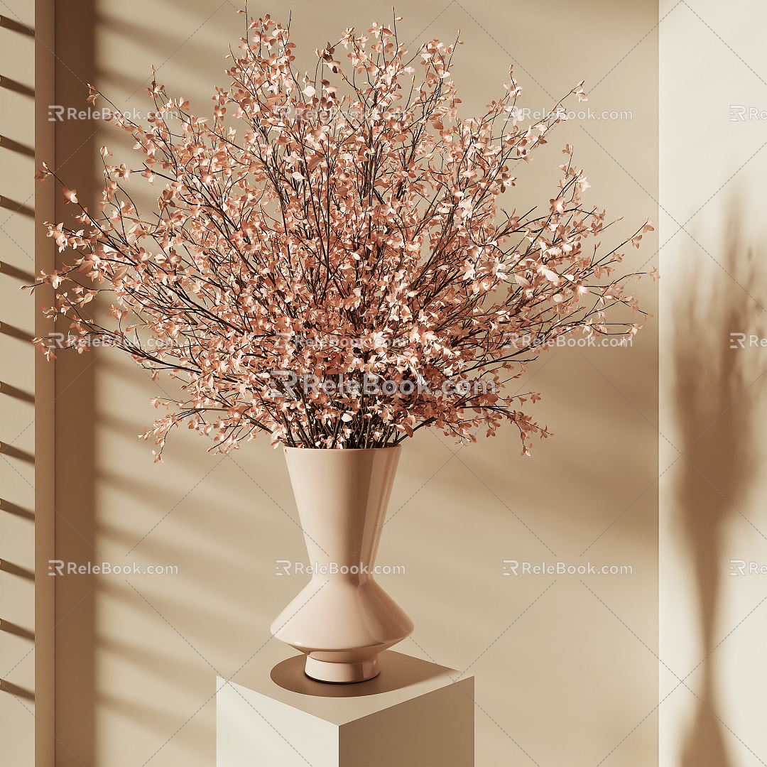 flower ornaments 3d model