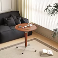 Modern Middle Ancient Side Table Mobile Side Table Metal Side Table Sofa Side Table Solid Wood Side Table 3d model