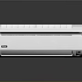 White Wall Mounted Air Conditioner With Grille Design For Home Cooling