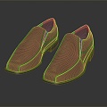 Modern Shoes Men's Shoes Leather Shoes 3d model