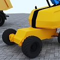 Straight arm lift truck 3d model