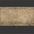 Vintage Wooden Storage Crate With Worn Texture And Marks On Smooth Surface
