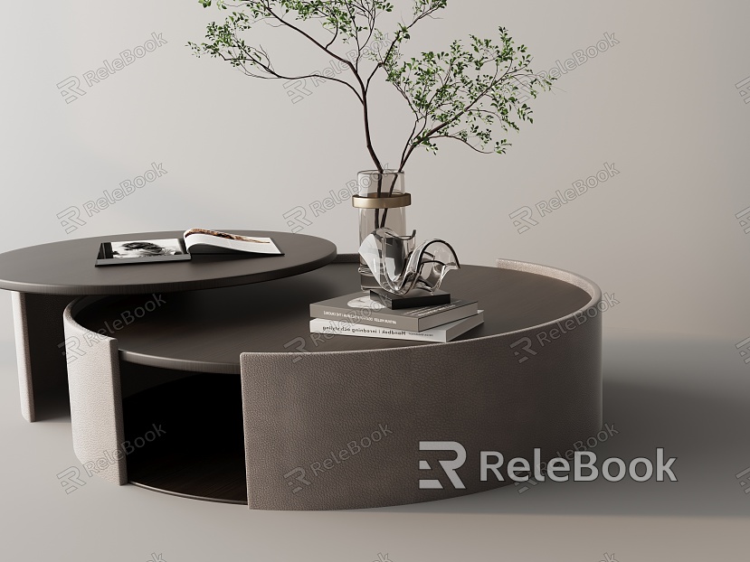 Modern coffee table model