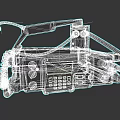 Tactical Weapon Communication Device With Coiled Antenna Screen And Keypad