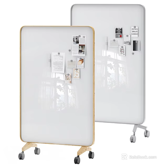 Portable Sculpture Carving Drawing Boards With Stickers And Rolling Wheels For Artists 3d model 
