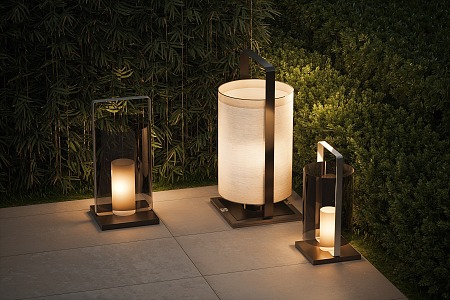 Modern garden lamp lawn lamp outdoor lamp landscape lamp 3d model