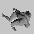 Venom Game Movie Character Black Symbiote With White Glowing Eyes And Red Chest Symbol