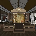 New Chinese Hanfu Pavilion 3d model