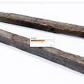 Natural Stone And Wooden Beams With Rough Textured Surfaces For Decor Projects