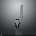 High Quality Chrome Plated Hardware Tool With Threaded Base And Precision Mechanical Design
