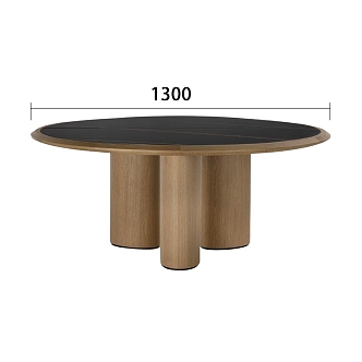 Round table 3d model