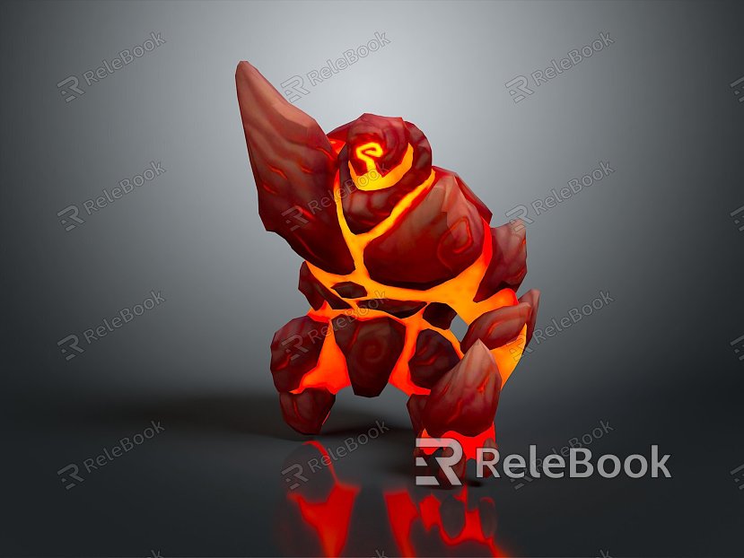 Watcher Rock Magic Stone Man Stone Man Monster Monster Cartoon Monster Cartoon Monster Animation Monster model