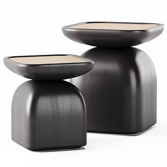 Side corner sofa side sofa stool 3d model