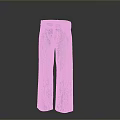 Blue High Waisted Wide Leg Jeans With Vintage Wash And Comfortable Fit