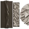 White Wrinkled Wall Decorations In Various Shapes For Artistic Home Decor