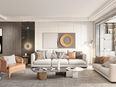 Light Luxury Living Room model