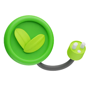 Modern environmental protection energy cartoon energy 3d model