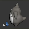 Totoro Cartoon Characters Virtual Characters Fantasy Characters Magic Characters Virtual Characters Animation Characters 3d model