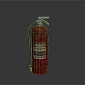 Vintage Red Fire Extinguisher With Smith Label For Home Safety Supplies