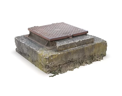 Modern Stone Castle Peak Stone 3d model