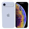 Apple Smartphones With Multiple Models And Different Wallpapers On 3d model