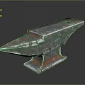 Heavy Duty Metal Blacksmith Anvil With Solid Base For Workshop Forging
